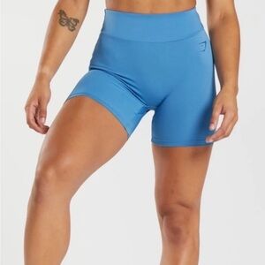 Gymshark Blue Women's Size XL Power Tight High Rise Shorts